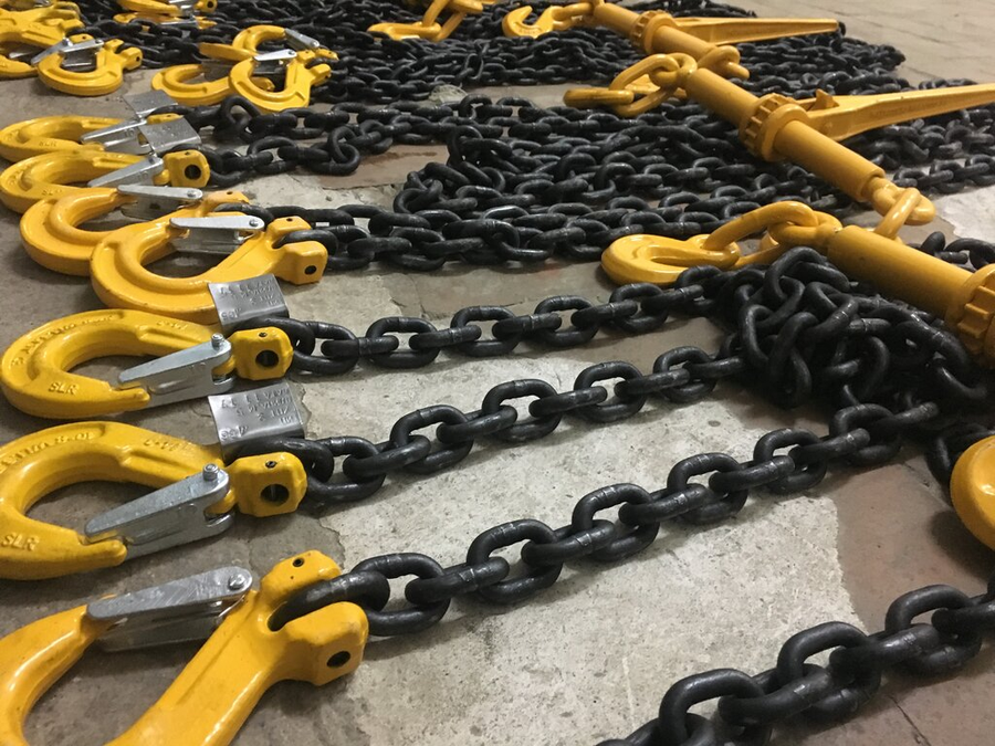 Цепи и крюки для крепления и подъема грузов